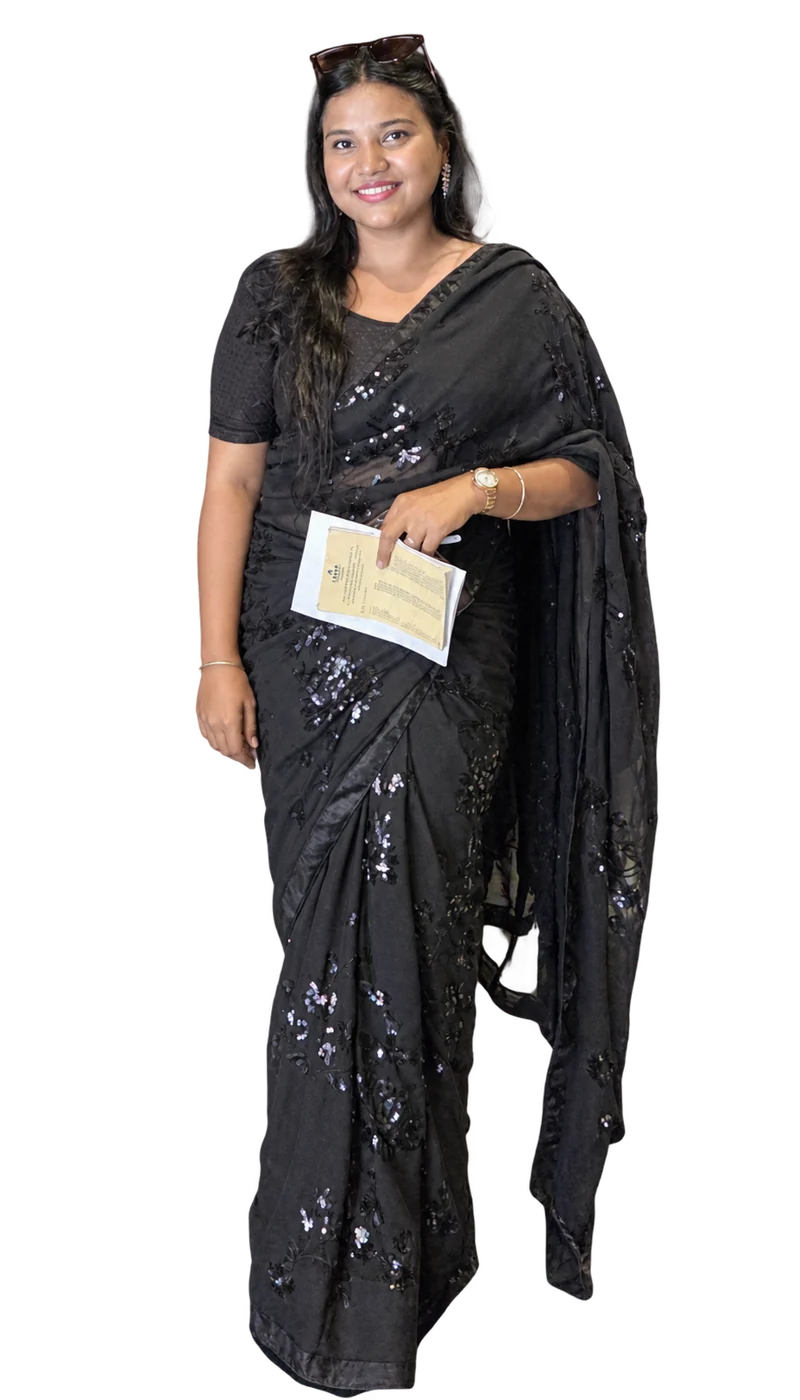 Sonalisa Mishra smiling